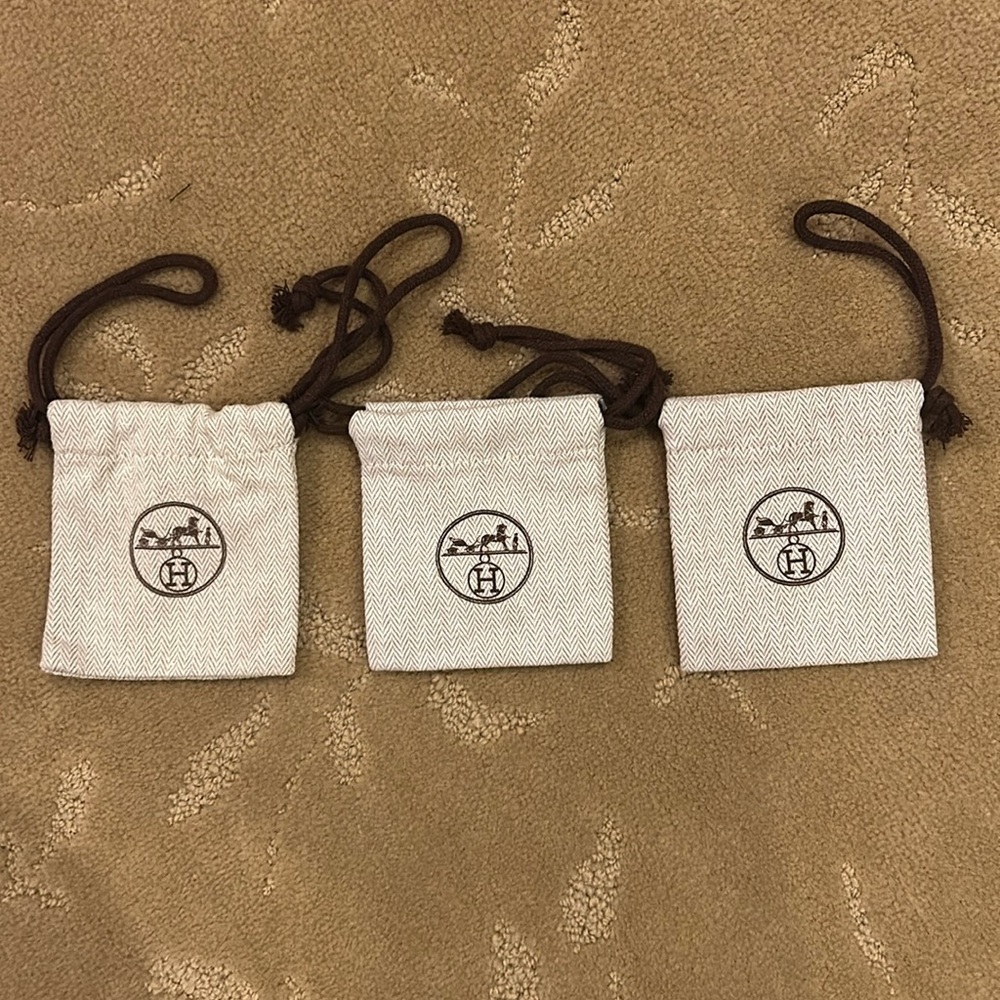 Set of 3 Hermes accessory bags